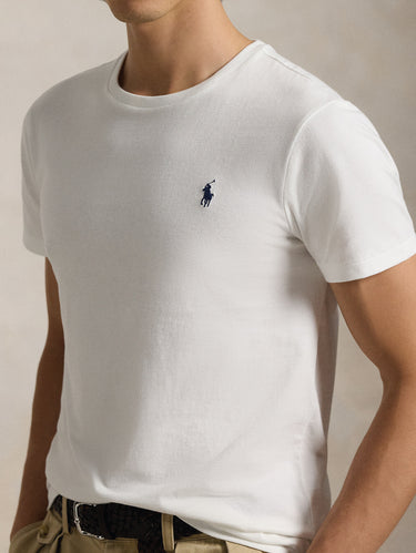 Custom Slim Fit Crew Neck T-shirt White