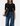 CLOSED-Maglia a Coste in Lana e Seta Nero-TRYME Shop