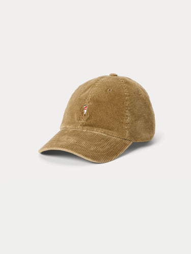RALPH LAUREN-Cappello in Velluto a Coste Miele-TRYME Shop