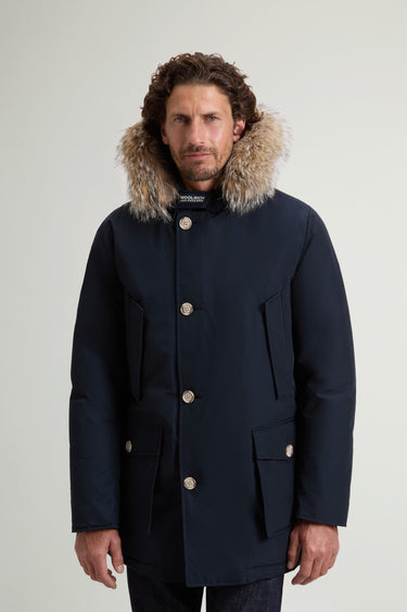 WOOLRICH-Giaccone Parka in Ramar Blu-TRYME Shop