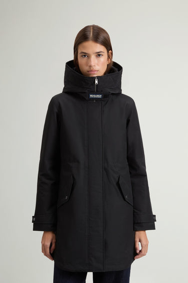 WOOLRICH-Parka Ramar Tre in Uno con Imbottitura Nero-TRYME Shop