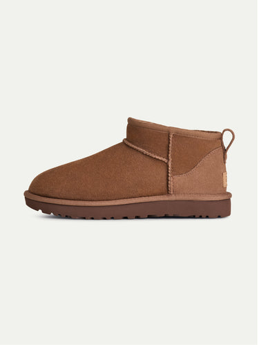UGG-Stivaletti in Montone Ultra Mini Classic Marrone-TRYME Shop