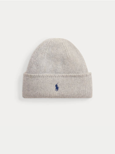 RALPH LAUREN-Cappello in Lana Merino Extrafine Grigio-TRYME Shop