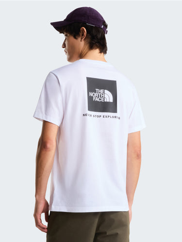 Crew Neck T-shirt with Back Logo White