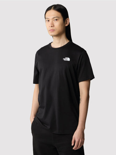 THE NORTH FACE-T-shirt Maniche Corte con Stampa Redbox Nero-TRYME Shop