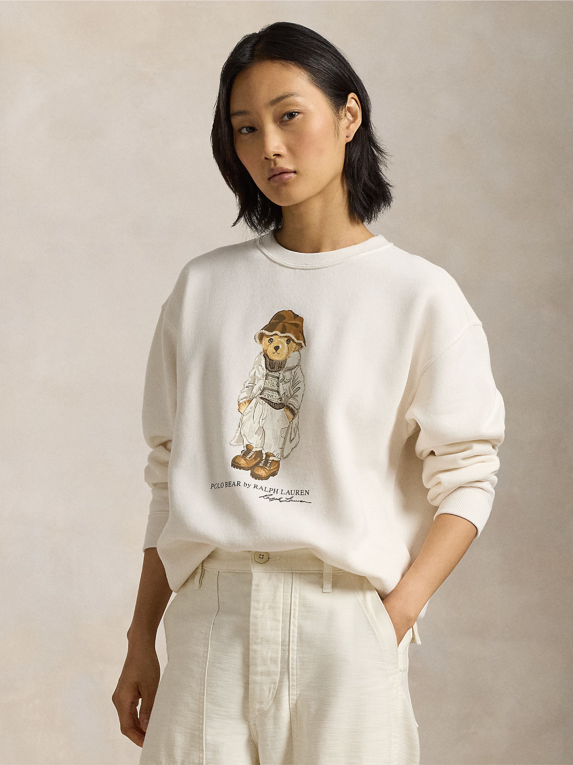 Hotel Kalinga Ralph Lauren Teddy Bear Sweater Grey Hotel Kalinga