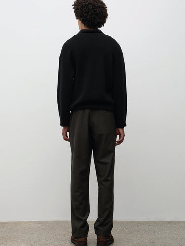 Trysil Wool Wide-Leg Trousers Pine