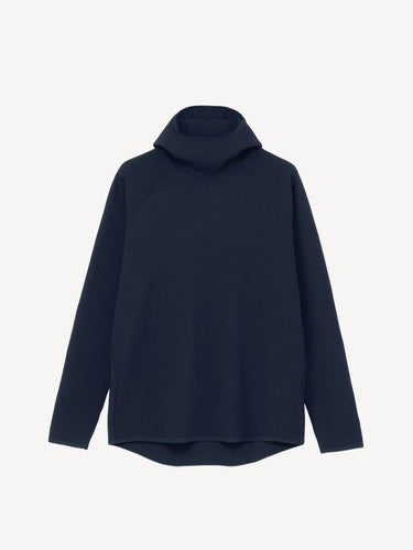 GOLDWIN-Felpa con Cappuccio in Waffle Leggero Blu-TRYME Shop