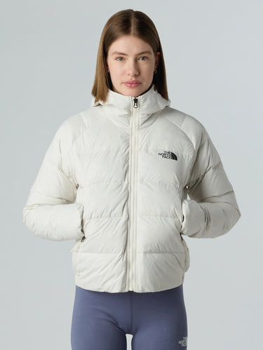 THE NORTH FACE-Giacca in Piumino con Cappuccio Hyalite Bianco-TRYME Shop