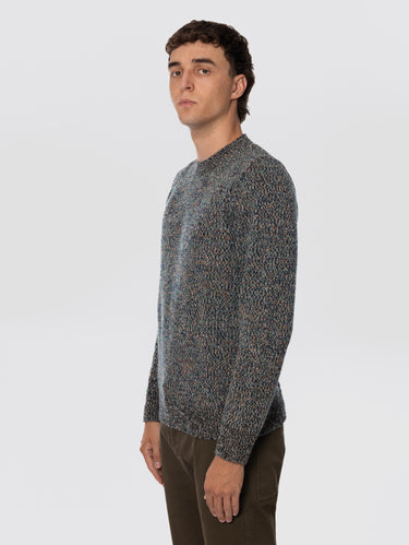 Pull mélangé en laine Forêt