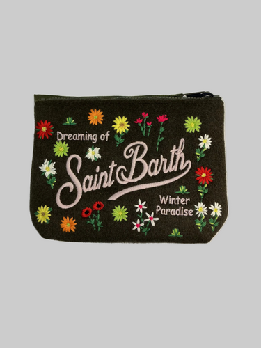 MC2 SAINT BARTH-Pochette Aline Campo Fiorito Grigio-TRYME Shop
