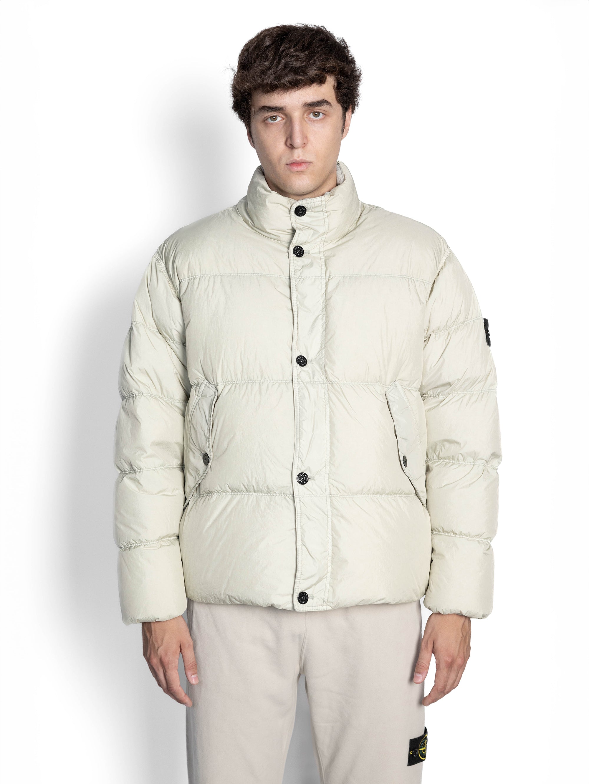 Piumino Giubbotto Bianco Stone Island STONE ISLAND Piumino In