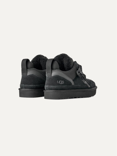 Lowmel-Sneaker aus schwarzem Wildleder