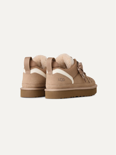 Sneaker aus Veloursleder Lo Lowmel Sandbeige