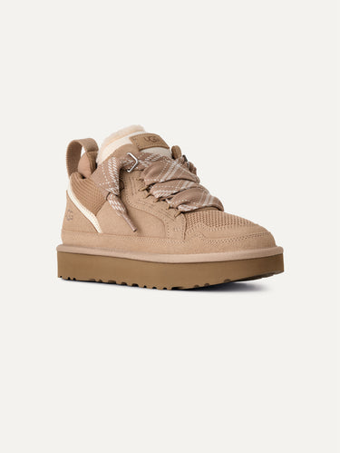 Sneaker aus Veloursleder Lo Lowmel Sandbeige