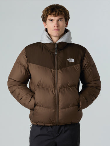 THE NORTH FACE-Piumino Squadrato Saikuru da Uomo Marrone-TRYME Shop