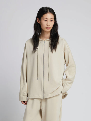 MAX MARA MM-Felpa Oversize con Stampa Avorio-TRYME Shop