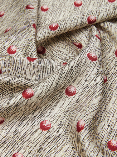 MAX MARA MM-Foulard con Stampa in Seta Beige-TRYME Shop