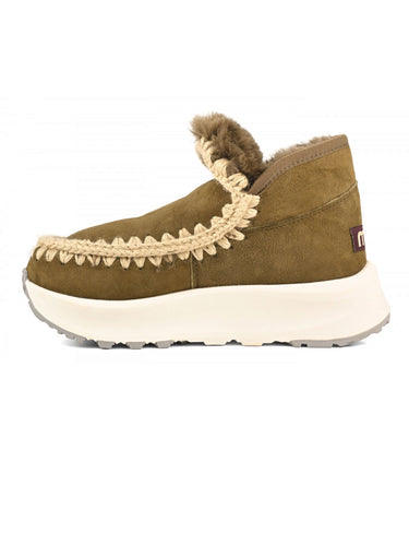 MOU-Stivaletto in Montone Speed Eskimo Sneakers Verde-TRYME Shop
