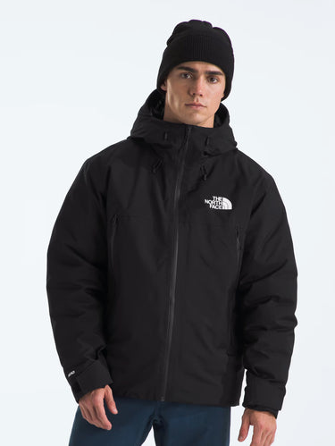 THE NORTH FACE-Giacca Imbottita con Cappuccio Mountain Range Nero-TRYME Shop