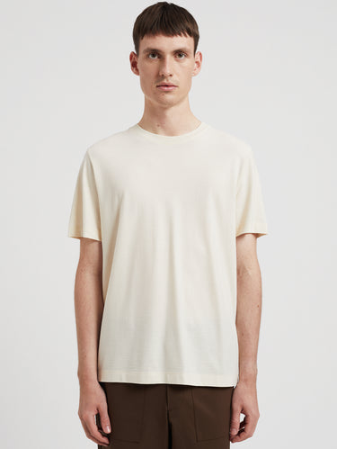 NORSE PROJECTS-T-shirt in Cotone Crêpe Ecrù-TRYME Shop
