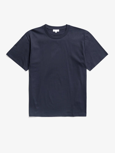 NORSE PROJECTS-T-shirt in Cotone Organico Blu Navy-TRYME Shop
