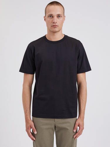 NORSE PROJECTS-T-shirt in Cotone Organico Nero-TRYME Shop