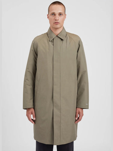 NORSE PROJECTS-Cappotto Impermeabile in Membrana Verde-TRYME Shop