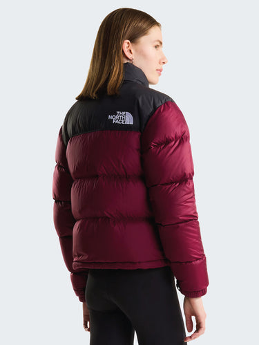 Women's Retro Nuptse Cropped Jacket Burgundy