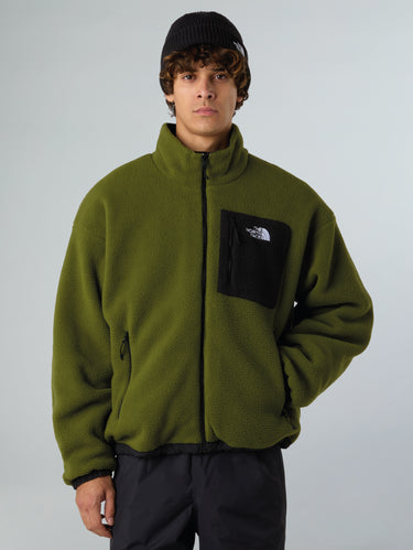 THE NORTH FACE-Giacca da Uomo in Pile Reversibile Yumiori Verde/Nero-TRYME Shop