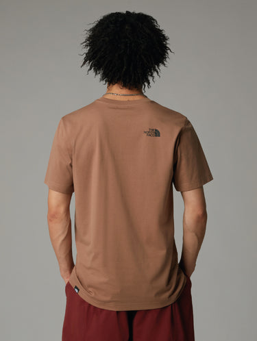 Kurzarm-T-Shirt mit Milch-Print
