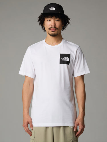 THE NORTH FACE-T-shirt Maniche Corte con Stampa Bianca-TRYME Shop