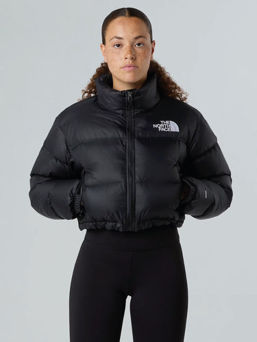 THE NORTH FACE-Piumino Corto Nuptse Short Nero-TRYME Shop