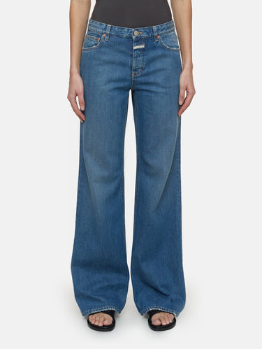 CLOSED-Jeans Gillan con Gamba Svasata Blu-TRYME Shop