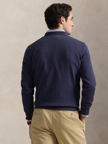 Sweatshirt mit Polo Bear Print in Blau