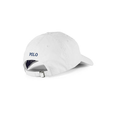 Casquette de baseball en coton twill blanche