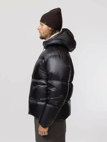 Piumino con Cappuccio in Pertex Shild Nero