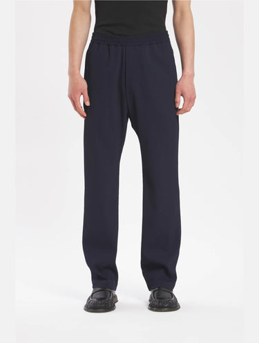 BARENA VENEZIA-Pantaloni Joggers in Lana Techno Blu-TRYME Shop