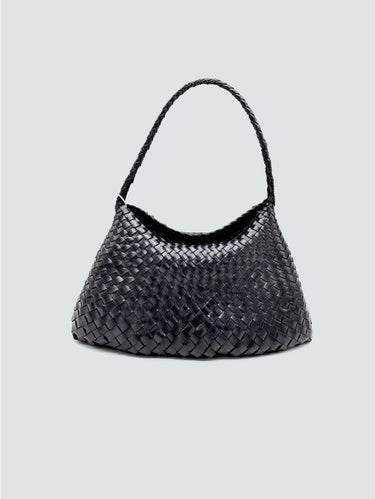 DRAGON DIFFUSION-Borsa a Spalla Compatta Santa Maria Mini Nero-TRYME Shop