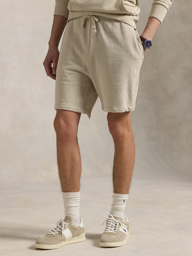 RALPH LAUREN-Shorts in Cotone Loopback Beige-TRYME Shop