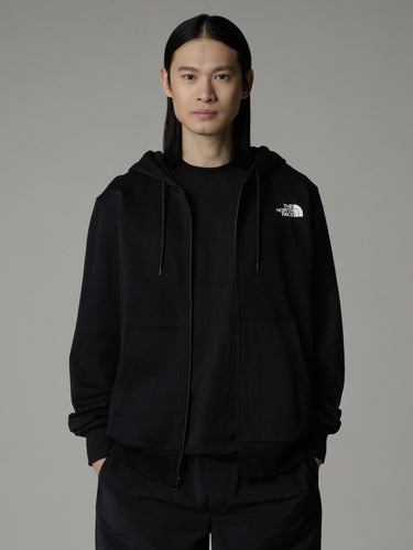Zwarte hoodie met rits