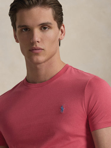 T-Shirt Rundhalsausschnitt Custom Slim Fit Rosa