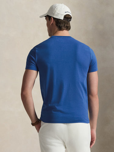 Custom Slim Fit Crew Neck T-shirt Light Blue