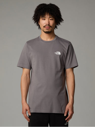 THE NORTH FACE-T-shirt Regular Fit con Logo Grigio-TRYME Shop