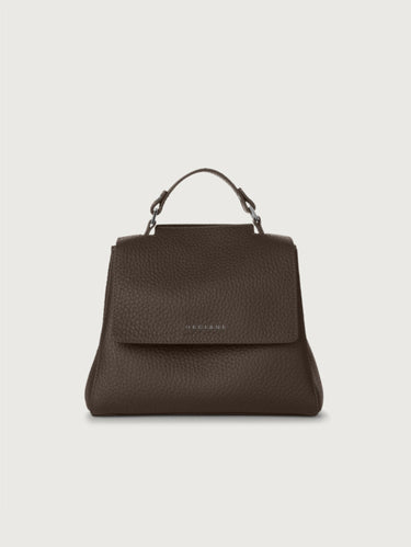 ORCIANI-Borsa Sveva a Mano Piccola Testa di Moro-TRYME Shop