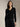 Maglia Collo a V in Misto Cashmere Nero