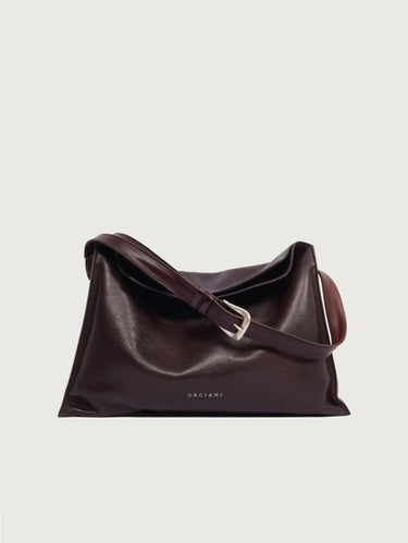 ORCIANI-Borsa a Spalla Trinity Lagoon Testa di Moro-TRYME Shop