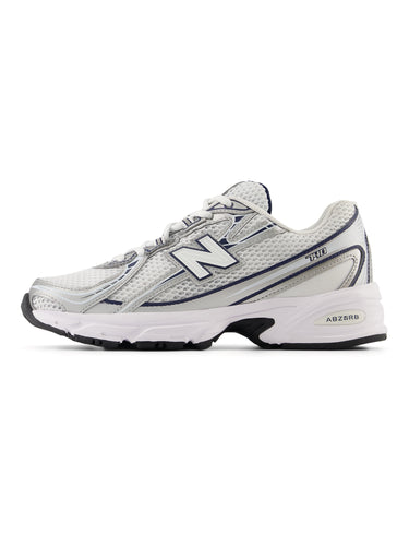 NEW BALANCE-Sneakers Classica 740 Grigio/Bianco/Blu-TRYME Shop