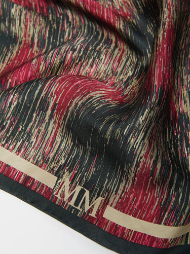 MAX MARA MM-Foulard con Stampa in Seta Multicolor-TRYME Shop