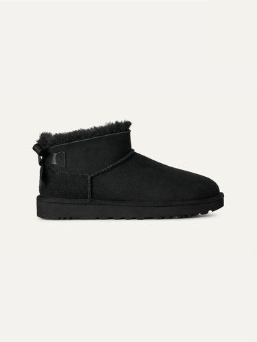 Ultra-Mini-Stiefel Bailey Bow mit Schleife, Schwarz